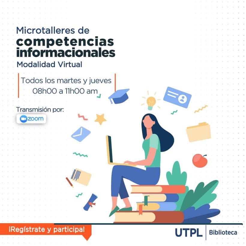 BibliotecaUTPL's tweet photo. #TomaNotaUTPL🎓

Capacitación👉🏽conoce las estrategias de búsqueda de información científica, citar y referenciar tu trabajo de titulación con las Normas APA 7ma edición.

✍¡Regístrate hoy!:https://t.co/URLZhgUujT
✅Elige el día y el taller que desees participar. 

¡No faltes! 🙋‍♀️ https://t.co/YVWplHRAqS