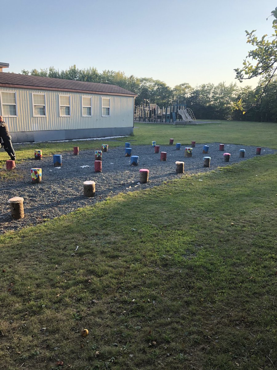 MWES_School's tweet photo. Here is our new outdoor classroom! Many thank to Tracey Beaton, Jennifer Lockyer and their husbands for volunteering their resources and time! Our children and staff will love it💕 https://t.co/4K15sWyD2S