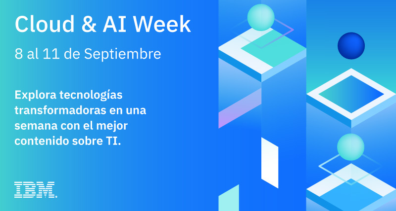 danielfaura's tweet photo. Vuelve la #IBMCloudAIWeek, una oportunidad imperdible para aprender de nube e inteligencia artificial de la mano de los mejores. Comienza mañana! en este link se pueden registrar gratis! https://t.co/DWtnN7QlpF https://t.co/dwSeOgSC4O