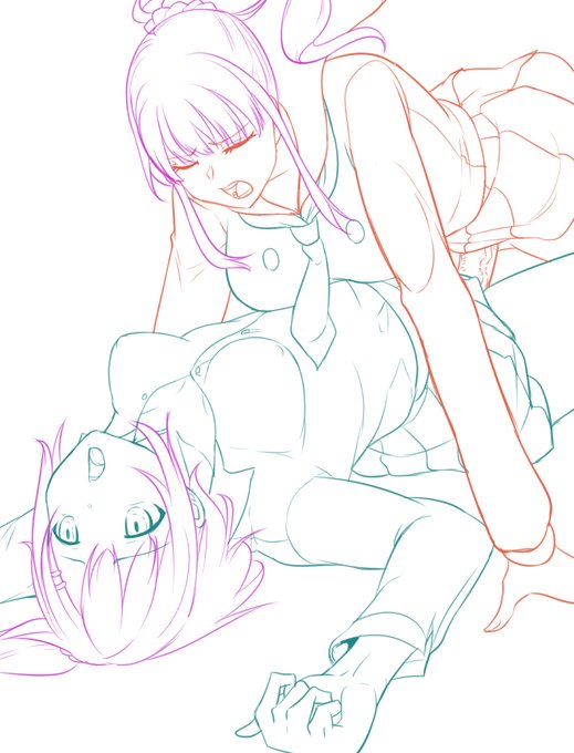 ダメだっ!失敗!!次ぃい!
な～んで描けないのぉ～っほい☆w
#ふたなり #ふた×女 #r18 #NSFW 