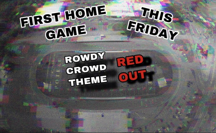 Red out for senior night!☠️🔴 Friday at 7pm👀