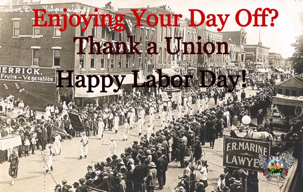 Today we celebrate the intersectional struggle for the rights of all workers. Happy Labor Day from the YDAR Labor Caucus #1U