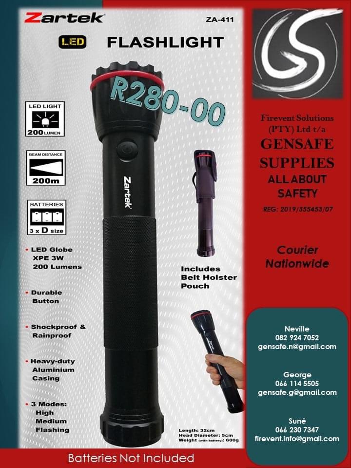 firevent's tweet image. #Zartek Products #flashlights #spotlights #twowayradios / #PPE available from Gensafe Supplies. Courier nationwide