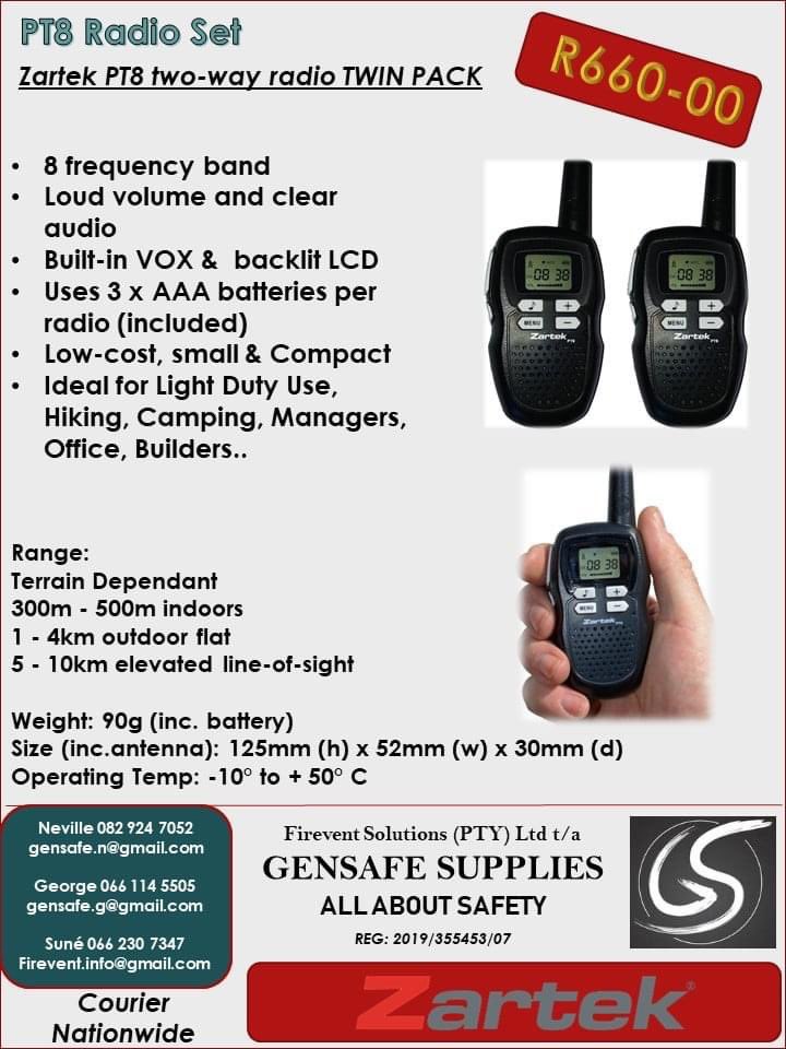 firevent's tweet image. #Zartek Products #flashlights #spotlights #twowayradios / #PPE available from Gensafe Supplies. Courier nationwide