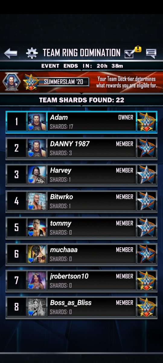 Adam26400009's tweet photo. Well this aint going be good lol #WWESuperCard https://t.co/aOmJEEcHCf