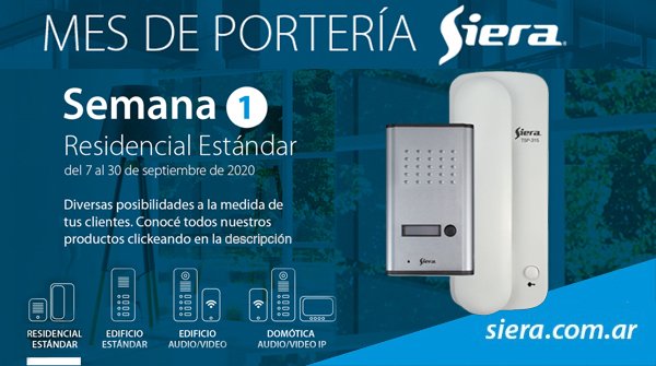 📣 <a href="/siera_la/">Siera Latinoamérica</a> te invita a conocer, semana a semana, soluciones en video portería, desde un sistema hogareño a un sistema IP para condominios.
Más info 👉 bit.ly/331V0S2

#SeguridadElectrónica #Intercomunicadores #VideoPorteros #edificios #condominios #Domótica #Siera