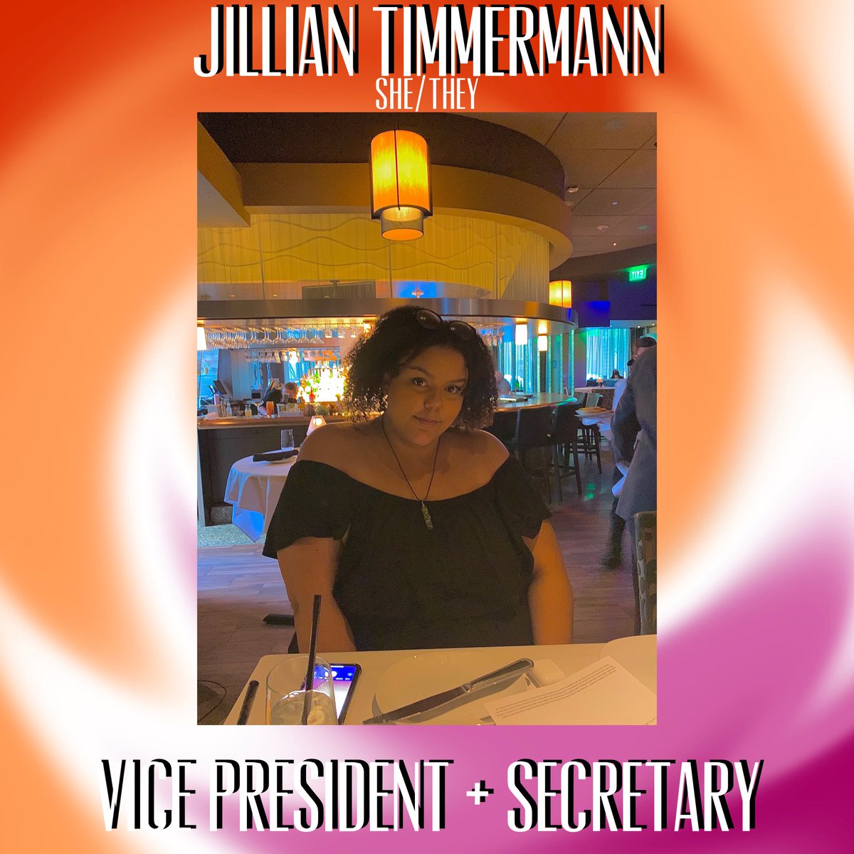 PRIDEatESU's tweet photo. Name: Jillian Timmermann
Major: Mathematics  with Concentration in Secondary Education
Minor: Women’s and Gender Studies
Fun Fact: Jasmine and I participated in several PASSHE Women's Consortium events together! https://t.co/Aq9DiSFDAv