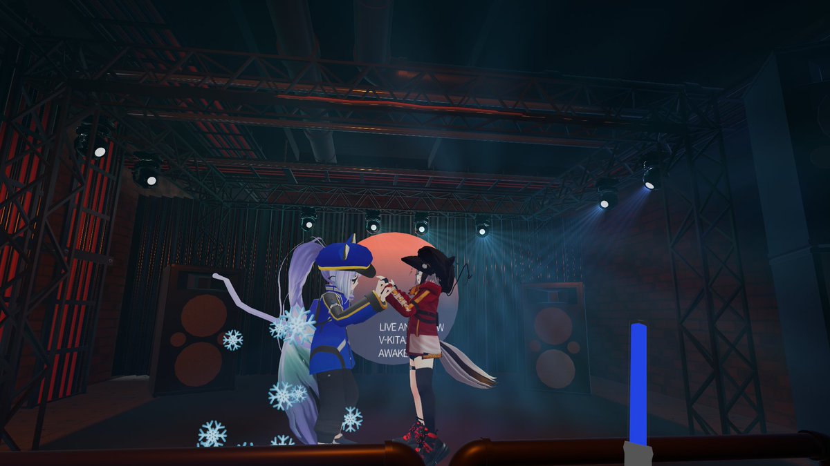 sayn_sth_'s tweet photo. 25:二人でるんたったしてるのかわいい!
ダンスで描かれるラブストーリー
26:アバターが重なったのに二人はすれ違う・・・
VRならではの演出だよね
27:突然よいかみさんが消えた・・・
ワールド移動かな?それだとしたらVRC機能をフル活用してて凄い
#ゆーてるめもりー
#VRChat
#VSMF https://t.co/XuBkzBt6N7