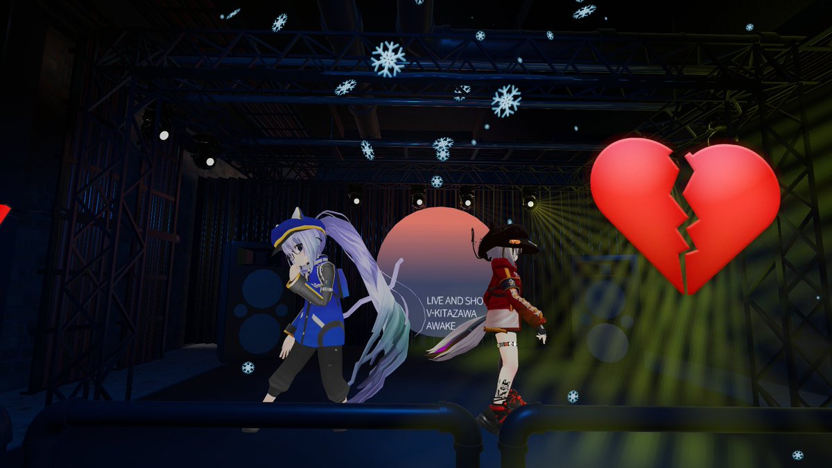 sayn_sth_'s tweet photo. 25:二人でるんたったしてるのかわいい!
ダンスで描かれるラブストーリー
26:アバターが重なったのに二人はすれ違う・・・
VRならではの演出だよね
27:突然よいかみさんが消えた・・・
ワールド移動かな?それだとしたらVRC機能をフル活用してて凄い
#ゆーてるめもりー
#VRChat
#VSMF https://t.co/XuBkzBt6N7