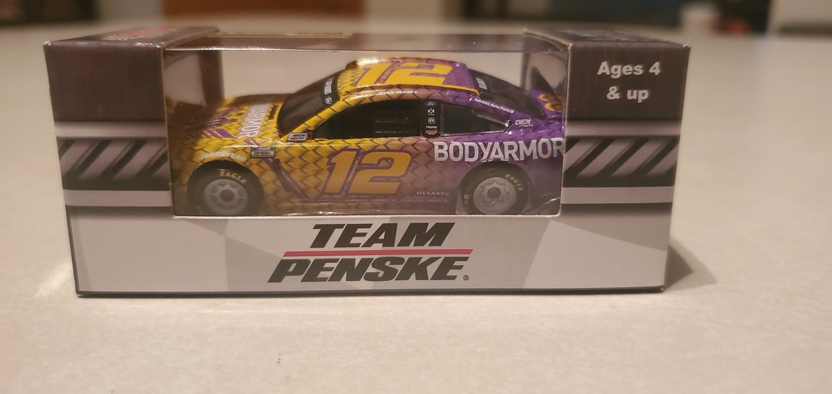 telseser's tweet photo. I got home from @TooToughToTame this morning to find my @Blaney Mamba on Three die-cast finally arrived.  What a great surprise @Team_Penske https://t.co/N1Ez8Uvaux