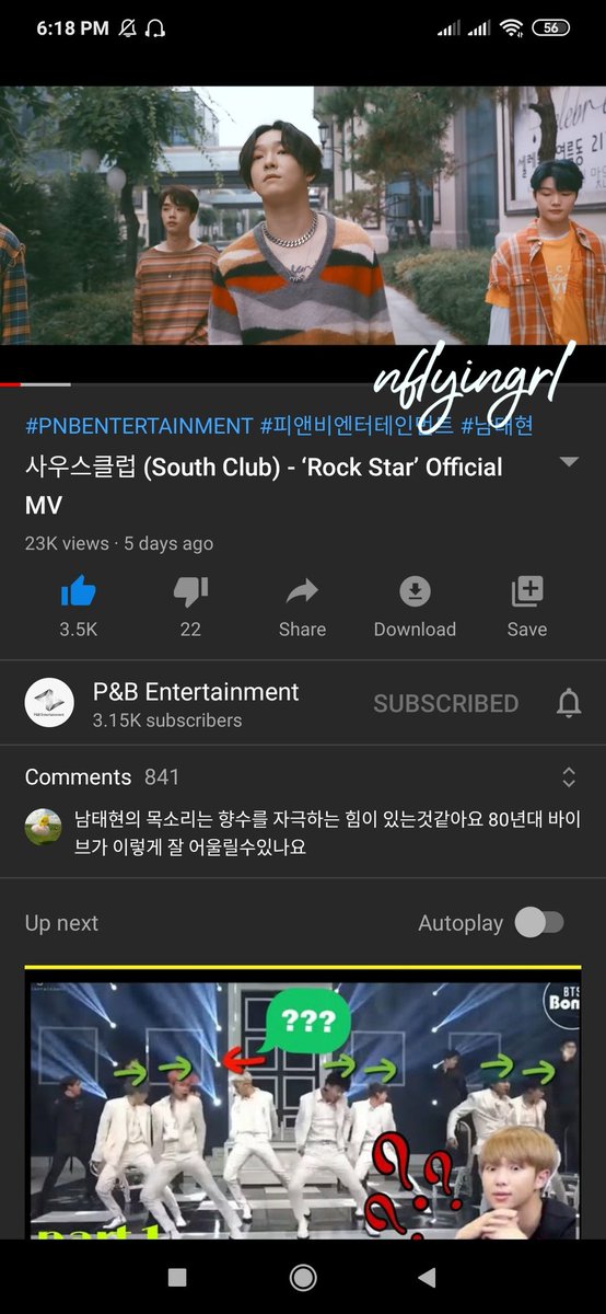 nflyingrl's tweet photo. √ south club - rock star (200907) #StreamRockStar @southclub_kr https://t.co/3HyV652c12 https://t.co/Yvy9wdaRps