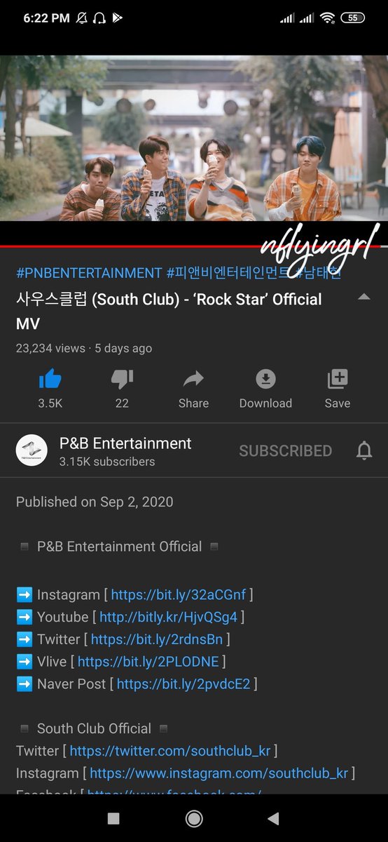 nflyingrl's tweet photo. √ south club - rock star (200907) #StreamRockStar @southclub_kr https://t.co/3HyV652c12 https://t.co/Yvy9wdaRps