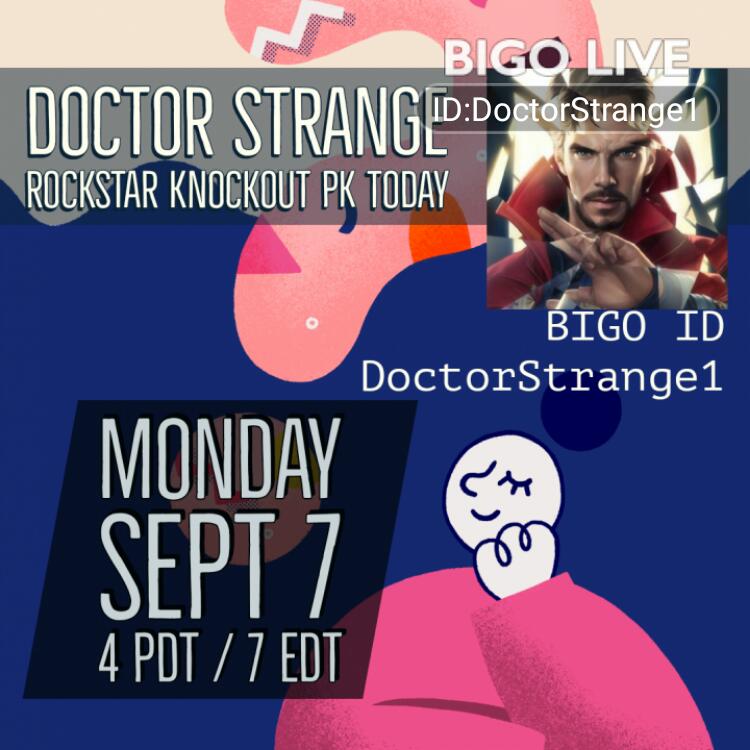 techweenies's tweet image. Come and see Doctor Strange🐺's LIVE in #BIGOLIVE: #challenge PK@4:00  
slink.bigovideo.tv/ImQb5B