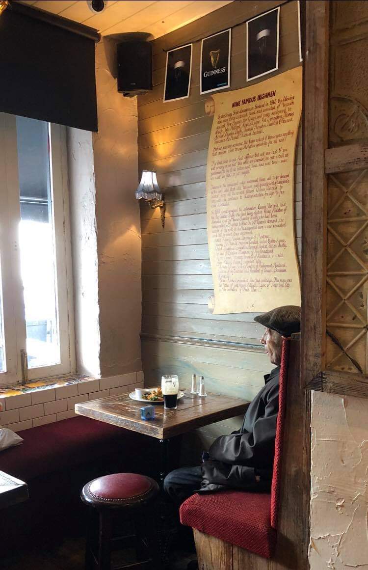 Ray_Shah's tweet image. A picture taken from McGinn's Pub in Galway.

An elderly man brings an alarm clock with him so he doesn't go over the 90 mins 🥺

For some people, a pub isn't a place just to get smashed and knock shots back...it's their community.