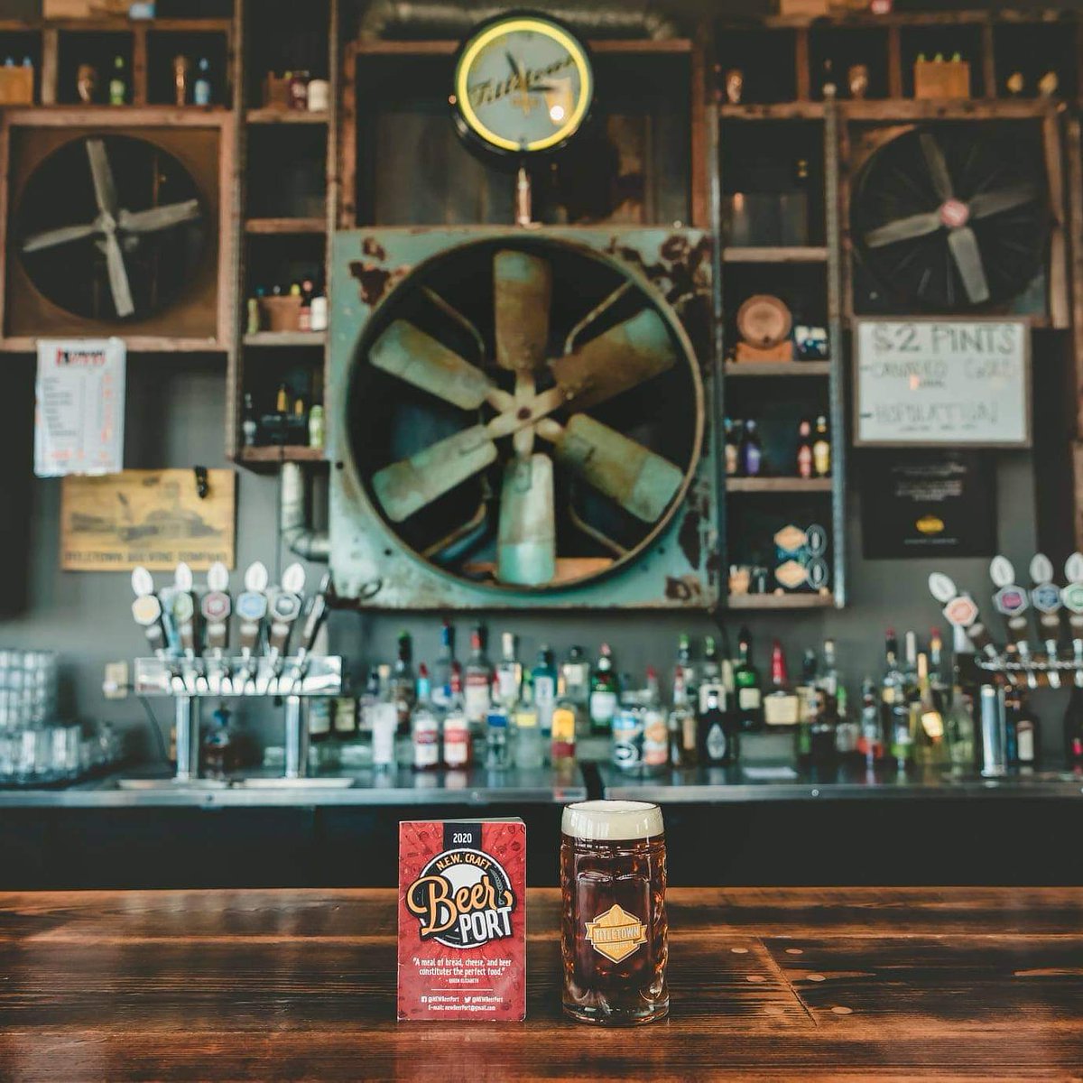NEWBeerPort's tweet photo. Titletown Brewing Co. is our featured brewery in September!  Stop over to the rooftop and grab your pint and stamp! @titletownbeer https://t.co/l6C3QwgkdU