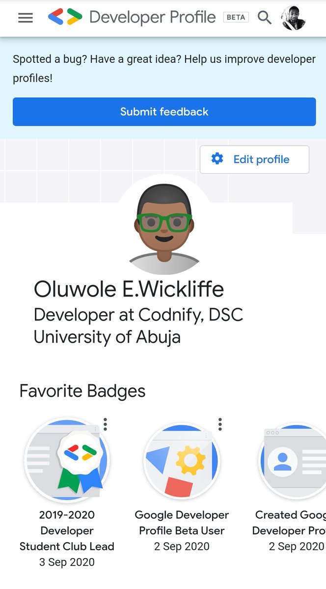 E_Wickliffe's tweet photo. It has been an amazing experience filled with Joy seeing fellow students Grow & Build Solutions.
Am so grateful to have been part of this wonderful Family #DeveloperStudentClubs #DSCSSAGraduation @googledevs @googlestudents @dsc_uniabuja
@EricaKHanson @auwalms @aniediudo https://t.co/rn3d426zg1