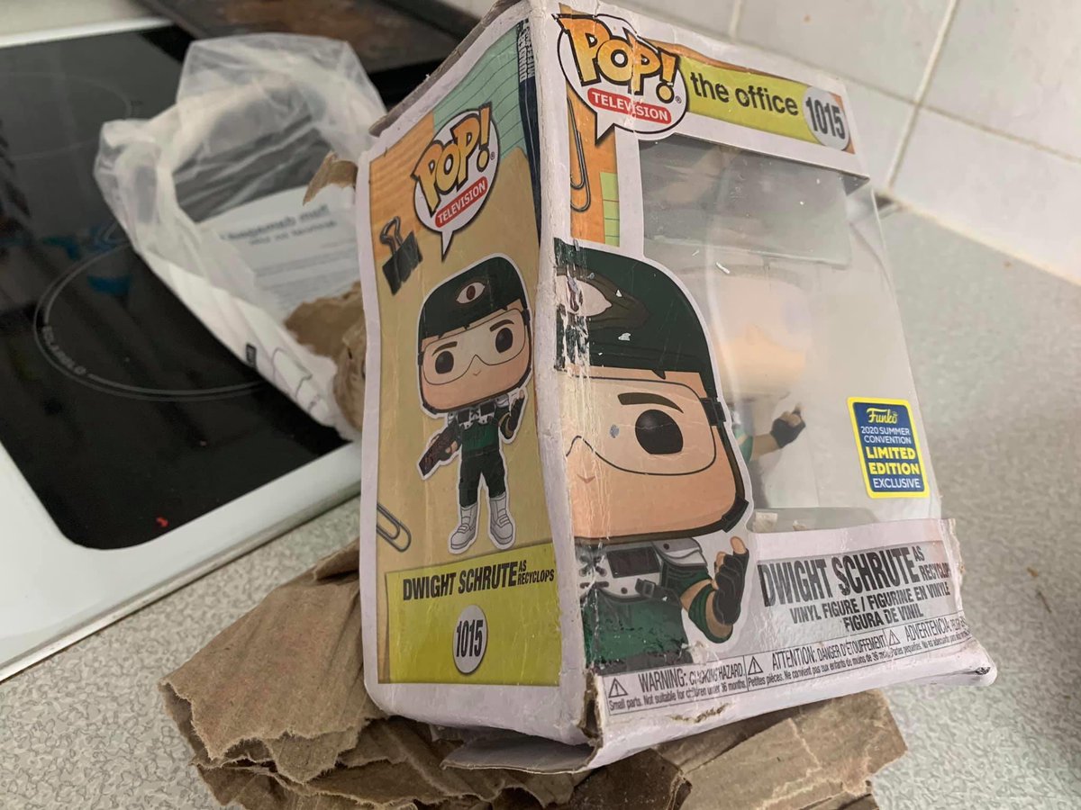 damaged funko pop