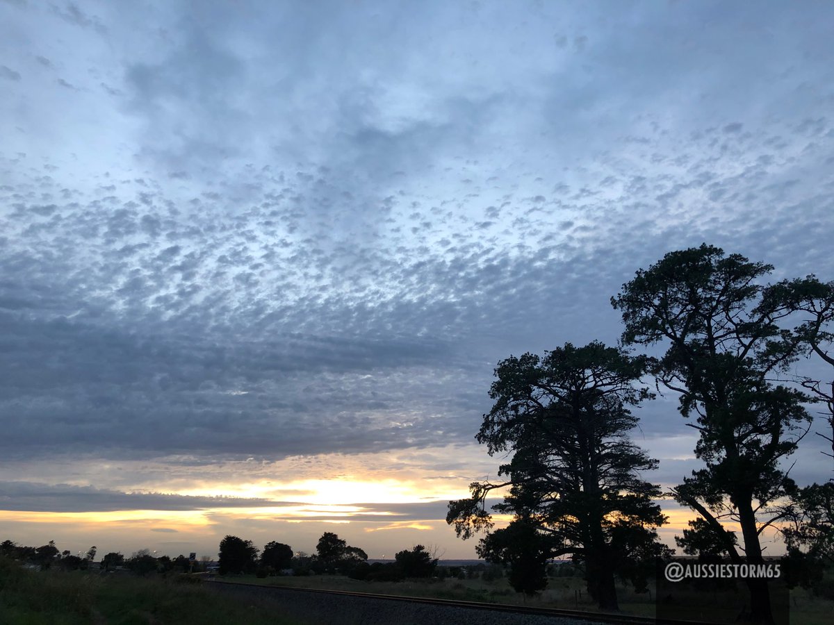 aussiestorm65's tweet photo. #aussiestorm65 #sunrise #photography #NOFILTER #janesweather #sky #victoria #vicweather #bomvic #spring @Johnted_113 @MelbourneSkies https://t.co/NNIVIQtMts