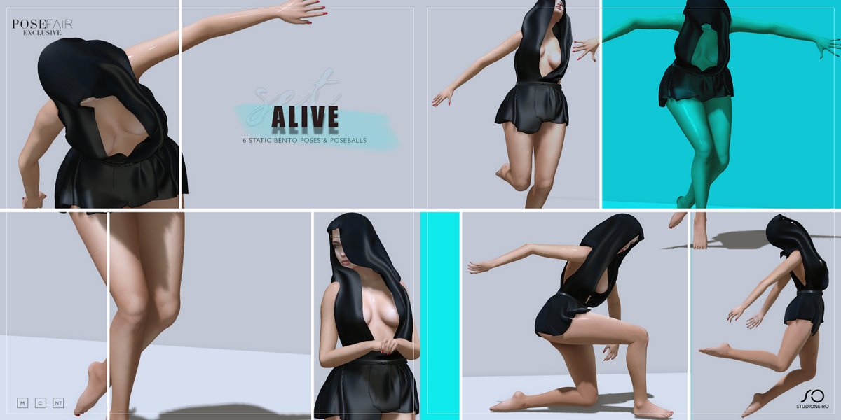 StudiOneiro's tweet photo. โขโคโขโคโขโคโขโคโขโคโขโค
โบ :studiOneiro: Alive set / 6 Bento poses
20% OFF during the event @ Pose Fair | Sept. 7 โค
#StudiOneiro #posefair
Taxi โบ
https://t.co/1TIYPF19N4
#secondlife #slevents https://t.co/S4gbQyZw97