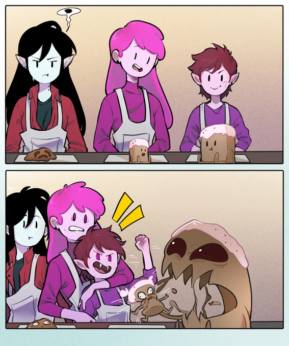 Simon is a good cook... Sometimes.

#AdventureTime #Bubbline 