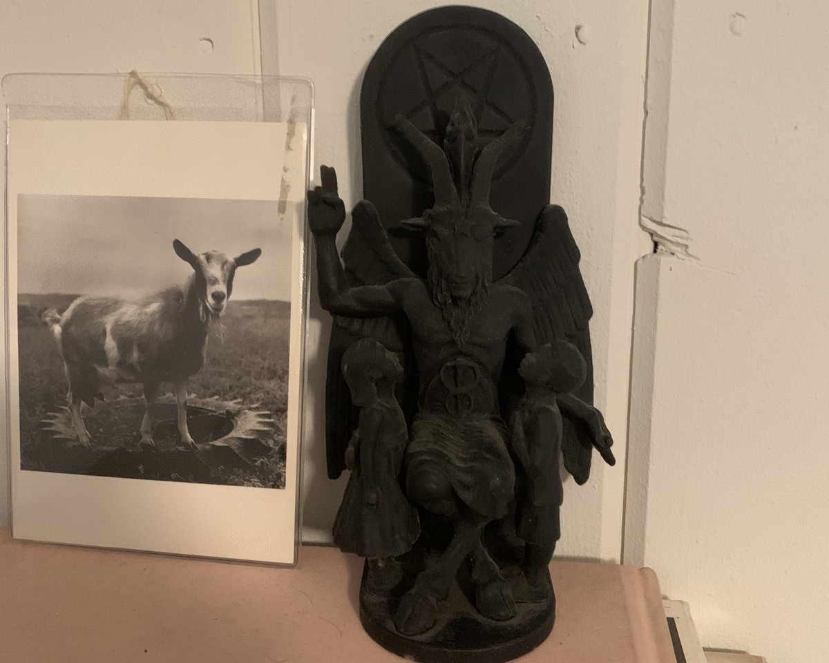 We just drove three hours my 8-year-old brother for a getaway and the house we arrived at ended up having seemingly satanic items and stuff for witchcraft rituals.We had to leave because my brother (and the rest of us) were frightened. But  @Airbnb won’t refund me. (THREAD)
