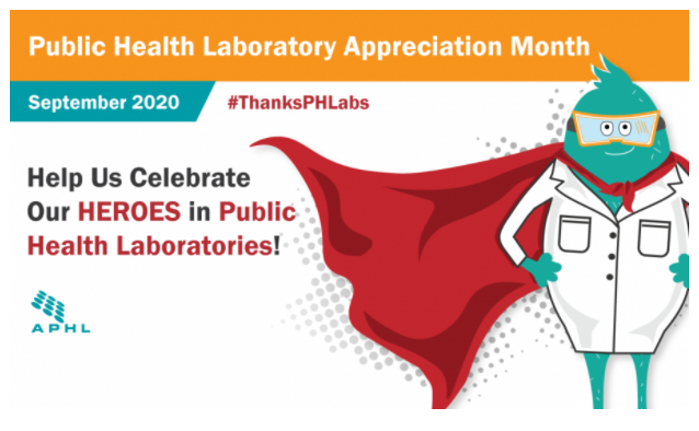 September is #PublicHealth #Laboratory Appreciation Month - help spread the word re these amazing people and organizations. 

 #ThanksPHLabs and #FlatLabby:
@ThisIsRuvos 
#COVID19
@APHL