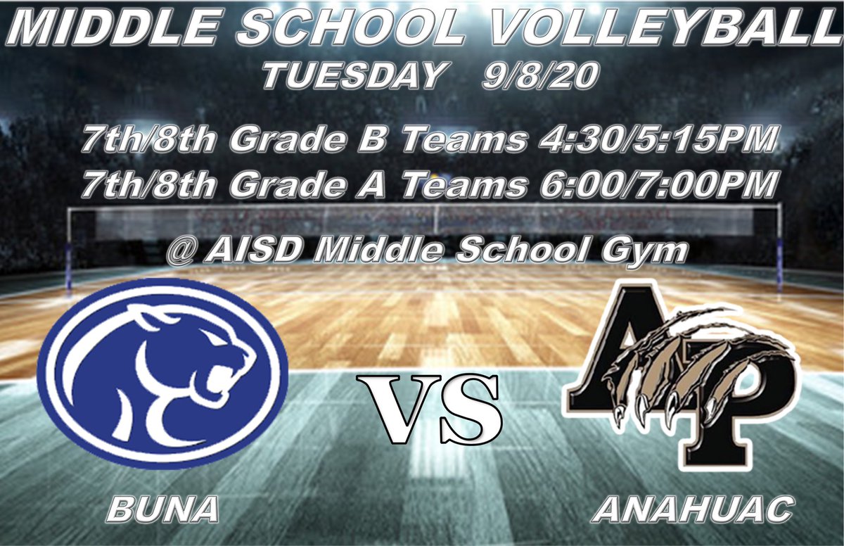 Anahuac MS Lady Panthers 💛🖤 tweet media
