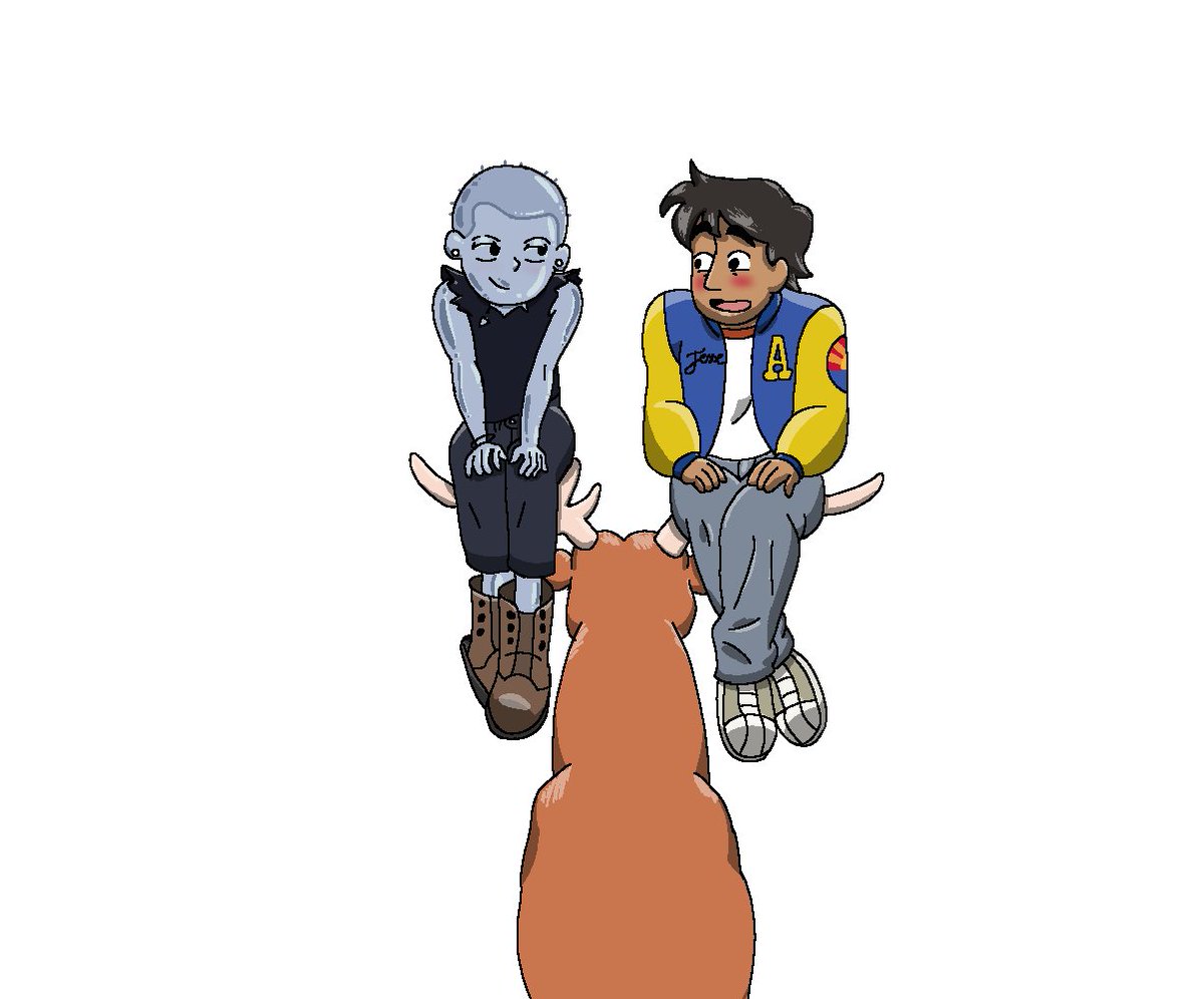 nrmtenjoyer's tweet photo. Redibujando esta escena porque la amo. Y porque quiero hacer fotos de perfil con ella, pero es muy baja calidad xd
#jesslake #jesse #lake #InfinityTrain #InfinityTrainHBOMax https://t.co/UzYAJW7pJq