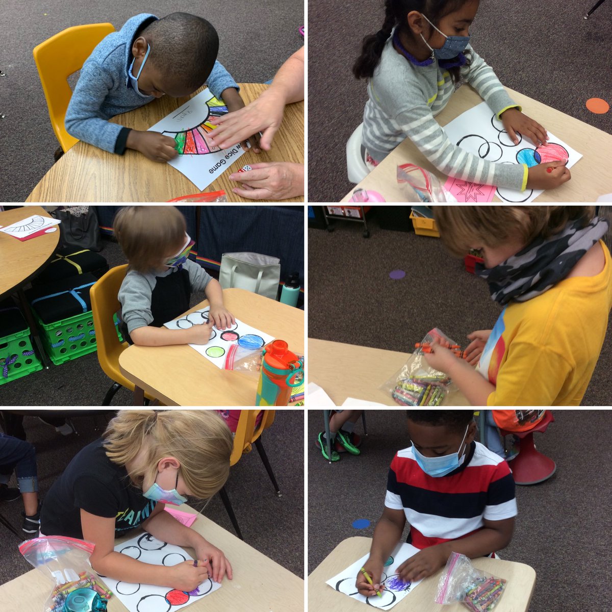 MissBoucher1's tweet photo. Practicing our coloring skills with both math and an earlier art project! The year got off to a great start! #gfshools #LakeAgassizGFPS https://t.co/eu7v1uITqX