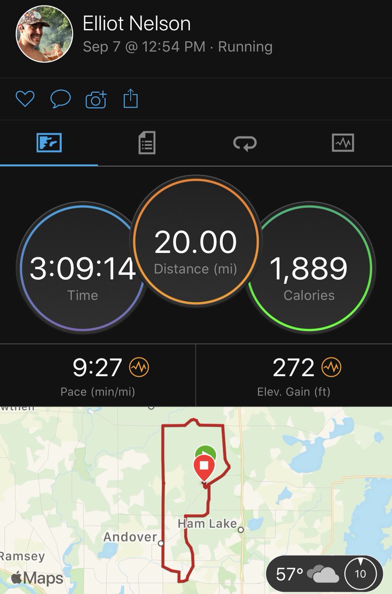 _Elliot_Nelson_'s tweet photo. #LaborDay #Dropkick #20Miler
@yeti_runners #50Mile #Training #YetiArmy #RunnersRunTheWorld
@TeamRWB #OneTeam
@ChildrensMN #TeamSuperstars #EatMyStardust
@GarminFitness #GarminArmy
#WorkHard #PlayHard #StayHard
#Relentless #Warrior #Mana
#Mahalo #Aloha
#Fuel by @DrinkOrgain #Clean https://t.co/qWLqCwMu7W