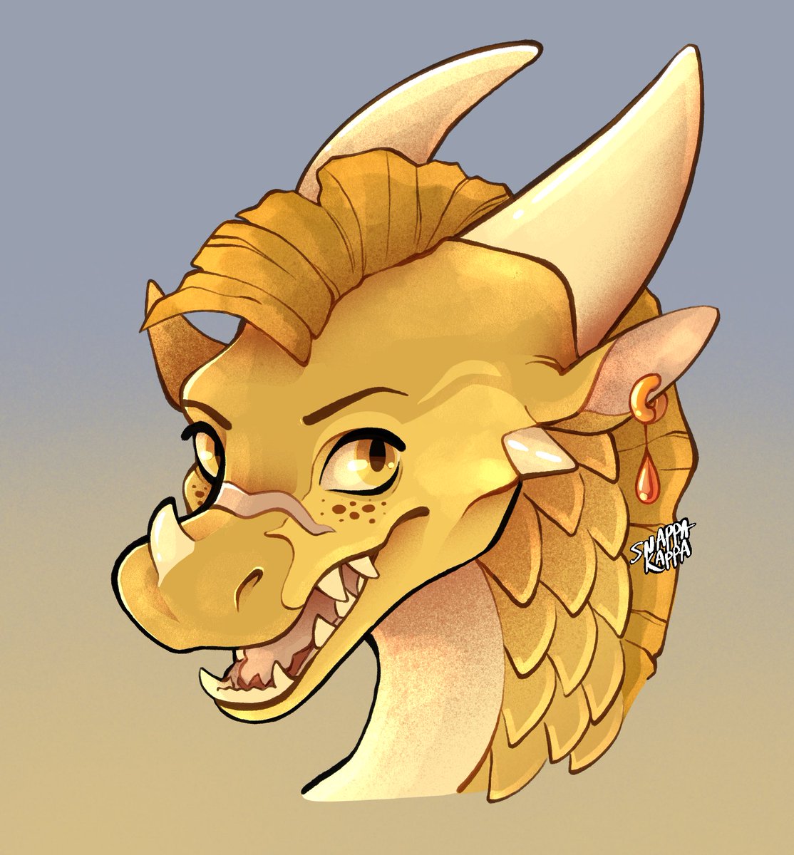 SNAPPAKAPPA's tweet photo. Qibli! The @WoFCharaWeek Dragon of the week!
Qibli is extremely cute and I adore his character so much! His book has been one of my faves!
#WingsofFire #wof #wofcharaweek #qibli https://t.co/mWYmgaqJJB