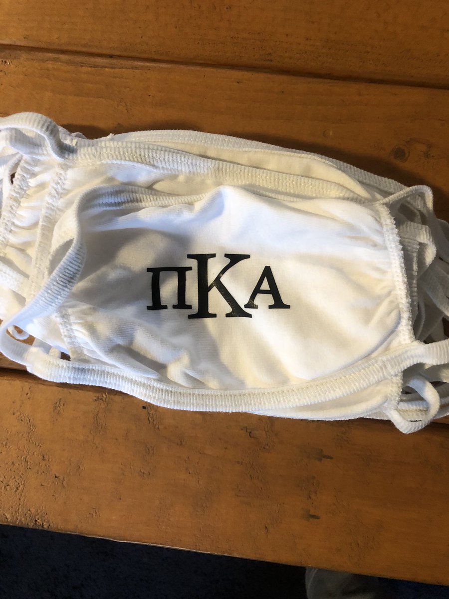 Protect our panthers!!! Thank you so much to our amazing dream girl for taking the time to make these handmade masks💙🤍 <a href="/HannahGillpie/">hannah</a>