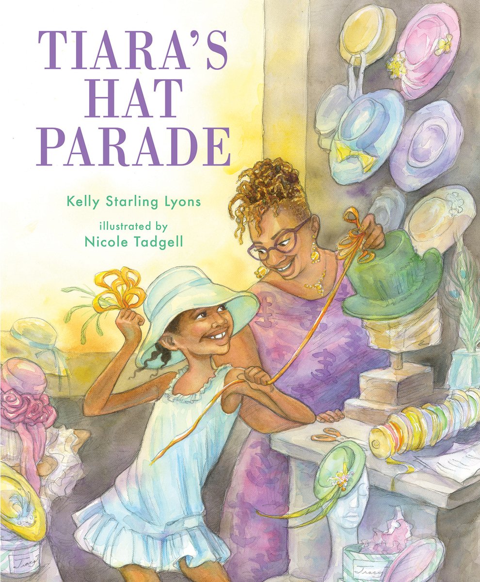 Looking for a picture book that "...is a tribute to Black milliners (hat makers) and the kids who find magic in hats..."? This beautiful and touching story by  @kelstarly with wonderful illustrations from  @nicoletadgell is sure to leave a lasting impression.