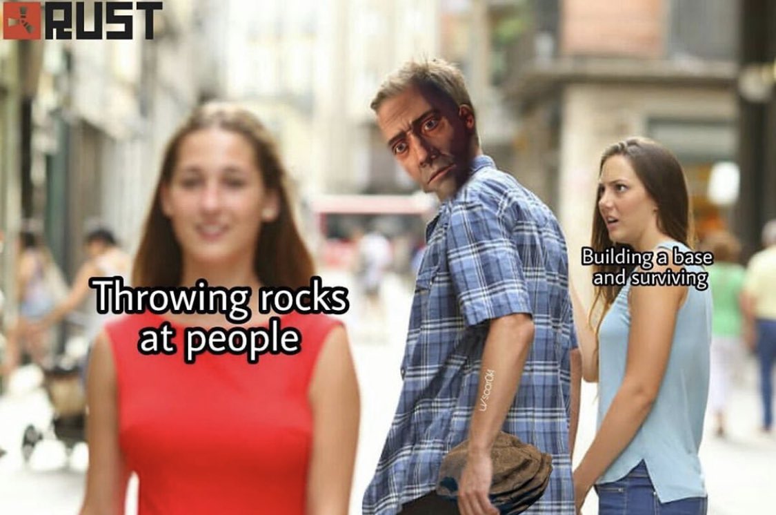 COGIndustries's tweet photo. Us this wipe @ROTMGguy 
Screaming “I’m Berry the Bee 🐝 BUZZ BUZZ 🐝 

#playrust #rustgame #rustpvp #rustgameme #rustmeme #gaming #pvp #ruststreamer https://t.co/LSs8DXZrYx