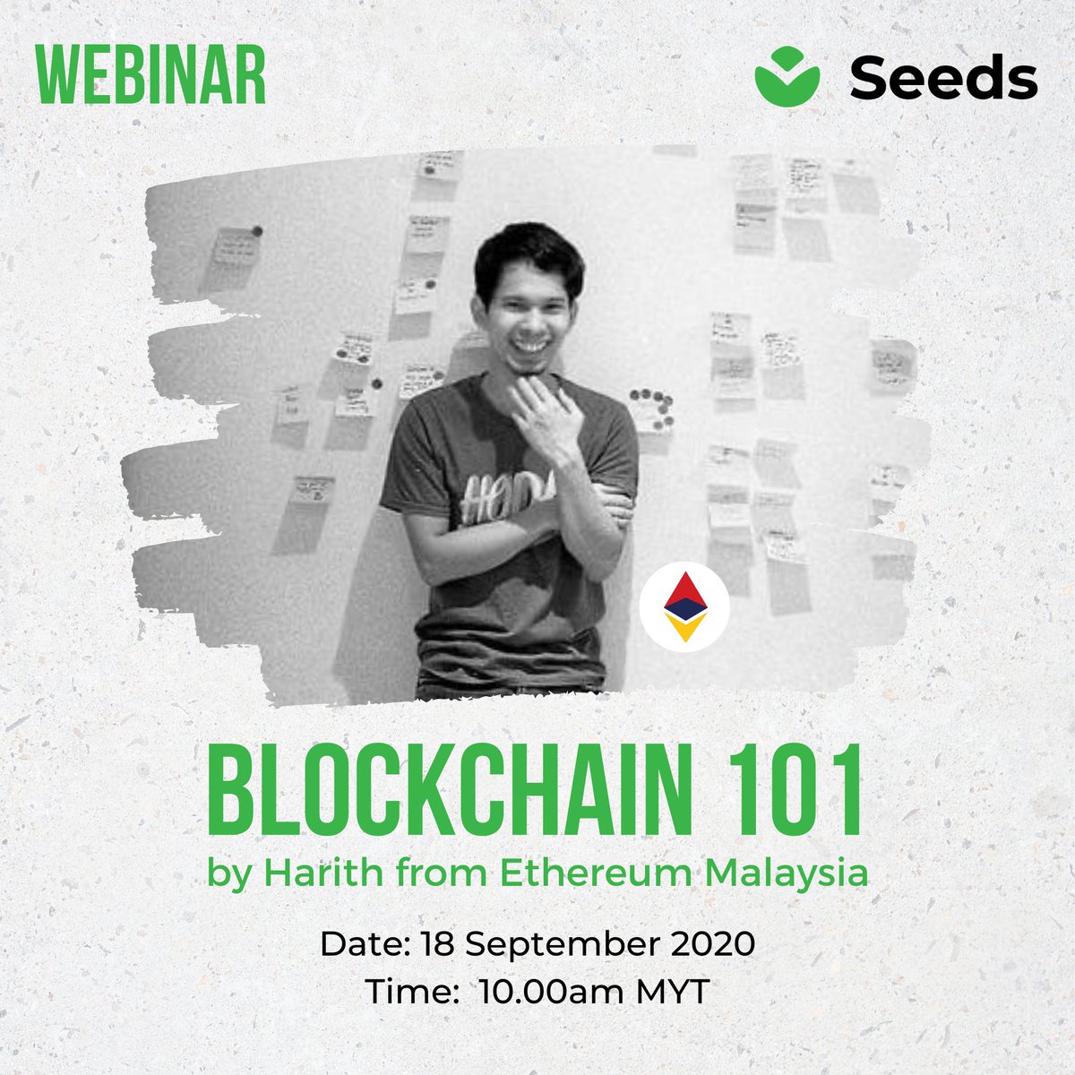 SeedsJobFair's tweet photo. Interested to know about blockchain? Is bitcoin and blockchain the same thing? 

Join our webinar and get the answers! We will talk about the basic of blockchain

RSVP here
https://t.co/himZ26Xu0B 

@harithk17 @ETHKL1 https://t.co/qWf1mKLER0