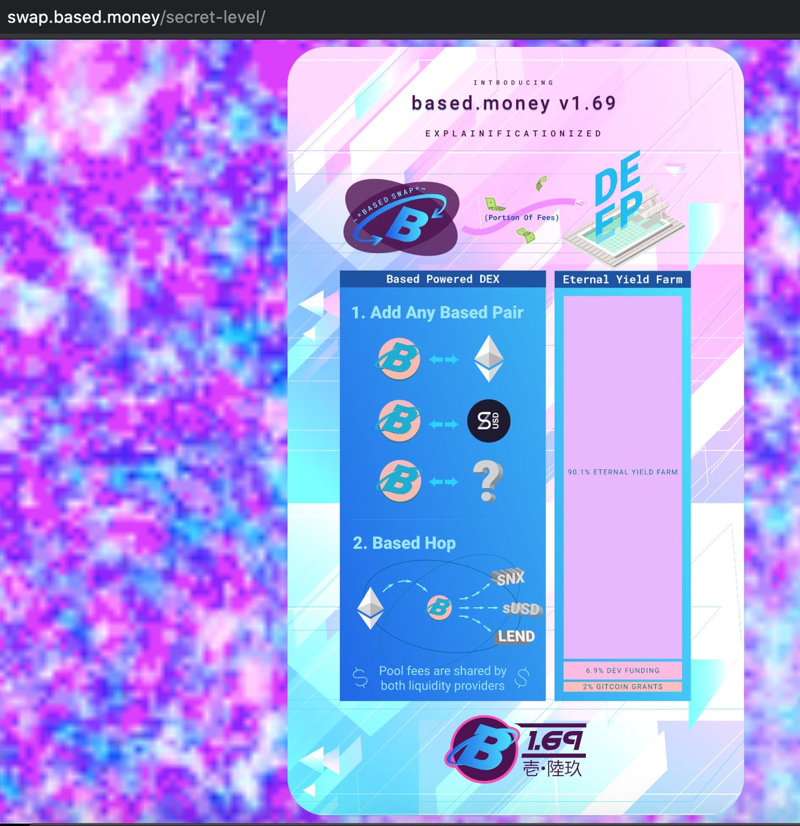 EthVegan's tweet image. Just unlocked the secret level in $based

can't wait for #deeppool