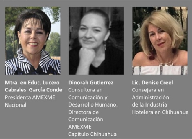 diariosalir's tweet photo. AMEXME-AMMDE, encuentro online de Mujeres Empresarias de Chihuahua y Madrid el 9 de Septiembre 2020. “Mujeres Mexicanas y Españolas unidas en el emprendimiento”. 18.00 hora España/10.00 hora Chihuahua. Participa por Zoom, Enlace en: 
@AMMDE_ @amexme @diariosalir https://t.co/aHzz9BIO1N