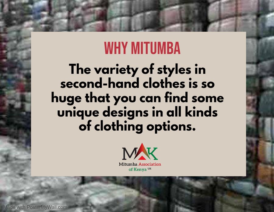 mitumba_ke's tweet photo. Why Support #Mitumba #clothes 👗🧣👚👖👕 #Quality #Affordable #Trendy #SecondHandClothes #Nairobi #Kenya https://t.co/qDzbQrj7JR