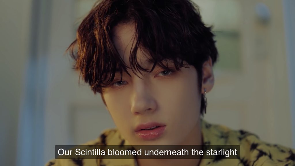 honorable mention 2TLC: SCINTILLAI know, I know, sounds kinda dumb, but it seemed like such a specific unusual word so it jumped out at mecysm lyric: “our Scintilla bloomed under the starlight”+