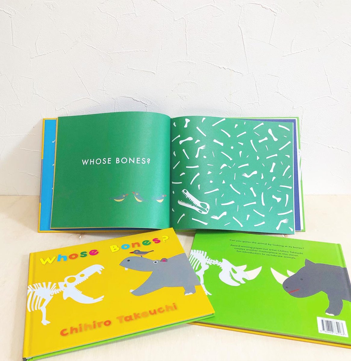 たけうちちひろ Chihiro Takeuchi 英語版 Whose Bones Berbay Books ひと足お先に通販開始しました マットでしっとりした紙質で 骨だけどカラフルな絵本です T Co Hxpvmbab0b