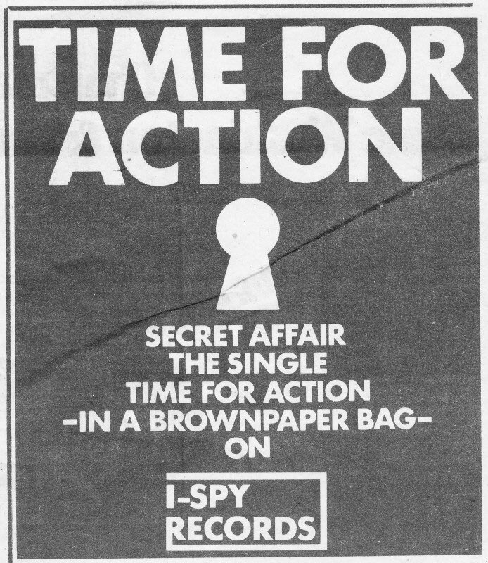 lee0969's tweet photo. On this day in 1979  at No 40 UK chart was Secret Affair with “Time for action” It got to No 13.They split in 1982 &amp; drummer Seb Shelton joined Dexys Midnight Runners #Mods #1980s @Punkasfuck1965 @jillwebb2005 @nikidoog @CarolynPPerry @Coceee @blackenrho @nmw1964 @FatOldAnarchist https://t.co/clRAf3t9jr