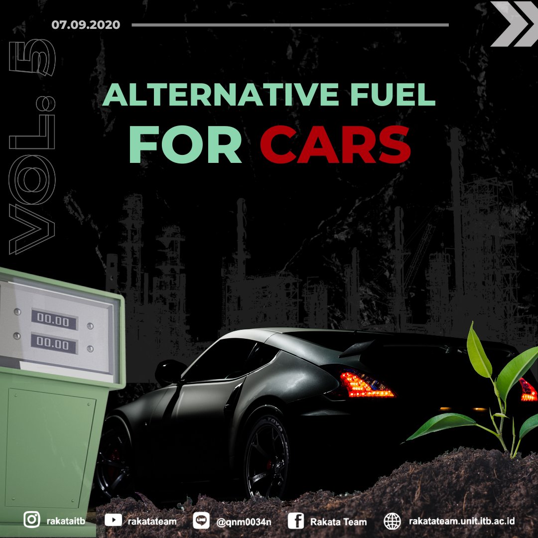 rakatateam's tweet photo. [ ALTERNATIVE FUEL FOR CARS ]

Alternative Fuel Vehicle refers to a vehicle that runs on a fuel other than traditional gasoline or diesel; any method of powering an engine that does not involve petroleum. 
#RakataTeamITB #ShellEcoMarathon https://t.co/YCYLYr2nlW