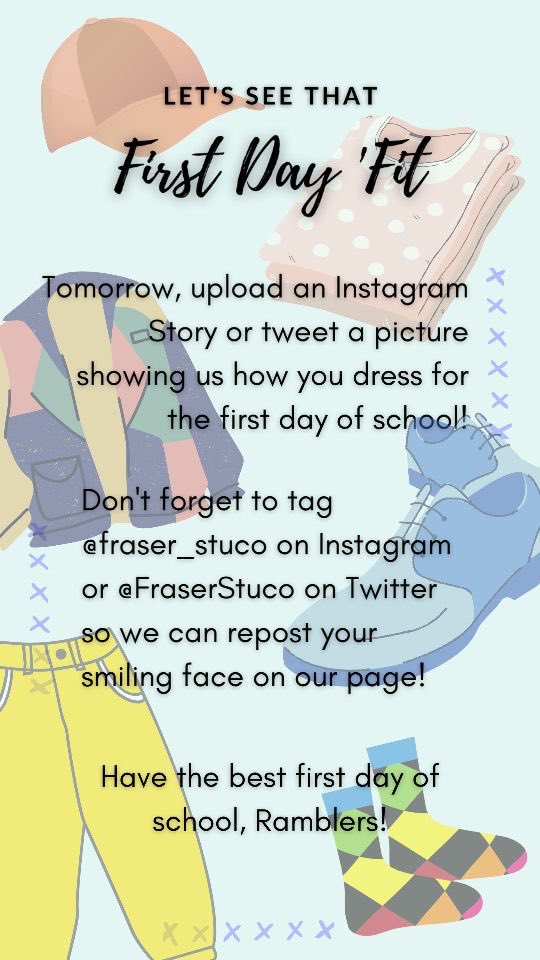 HissongKaitlyn's tweet photo. let’s see your first day ‘fit!! https://t.co/8wbSKGI49N