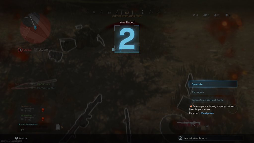 BadGamerClub's tweet photo. Woeful circle, terrible loot, 12 grand spent on buying me back and a 2nd place through hiding in a truck 👍 

#CoD #Warzoneclips #warzone #WarzoneSeason5 #CallOfDutyBlackOpsColdWar #ModernWarfare #XboxOne #TuesdayThoughts #TuesdayMotivation #TuesdayMorning #Xbox https://t.co/AeSKoFs9VO