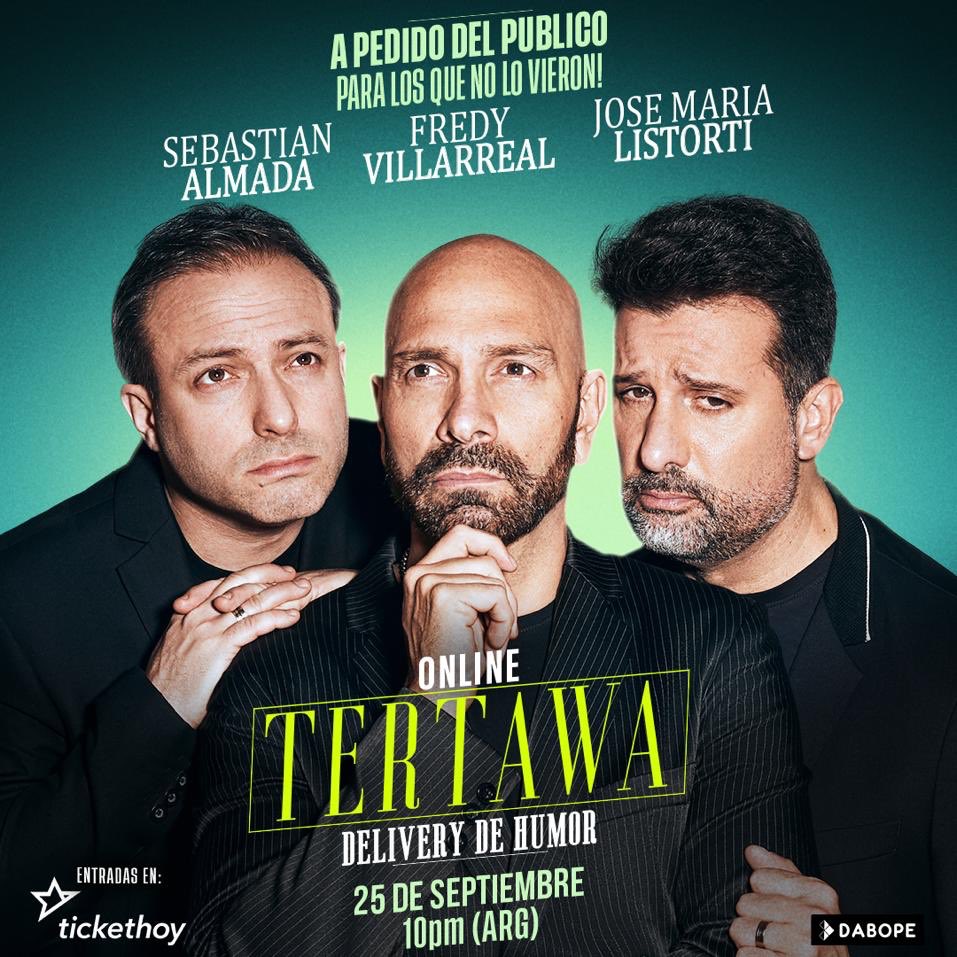 Te lo perdiste? Queres volver a verlo? El 25 de septiembre #tertawa Show humorístico por streaming! Compra tus entradas acá 👉 bit.ly/tertawa_twjml