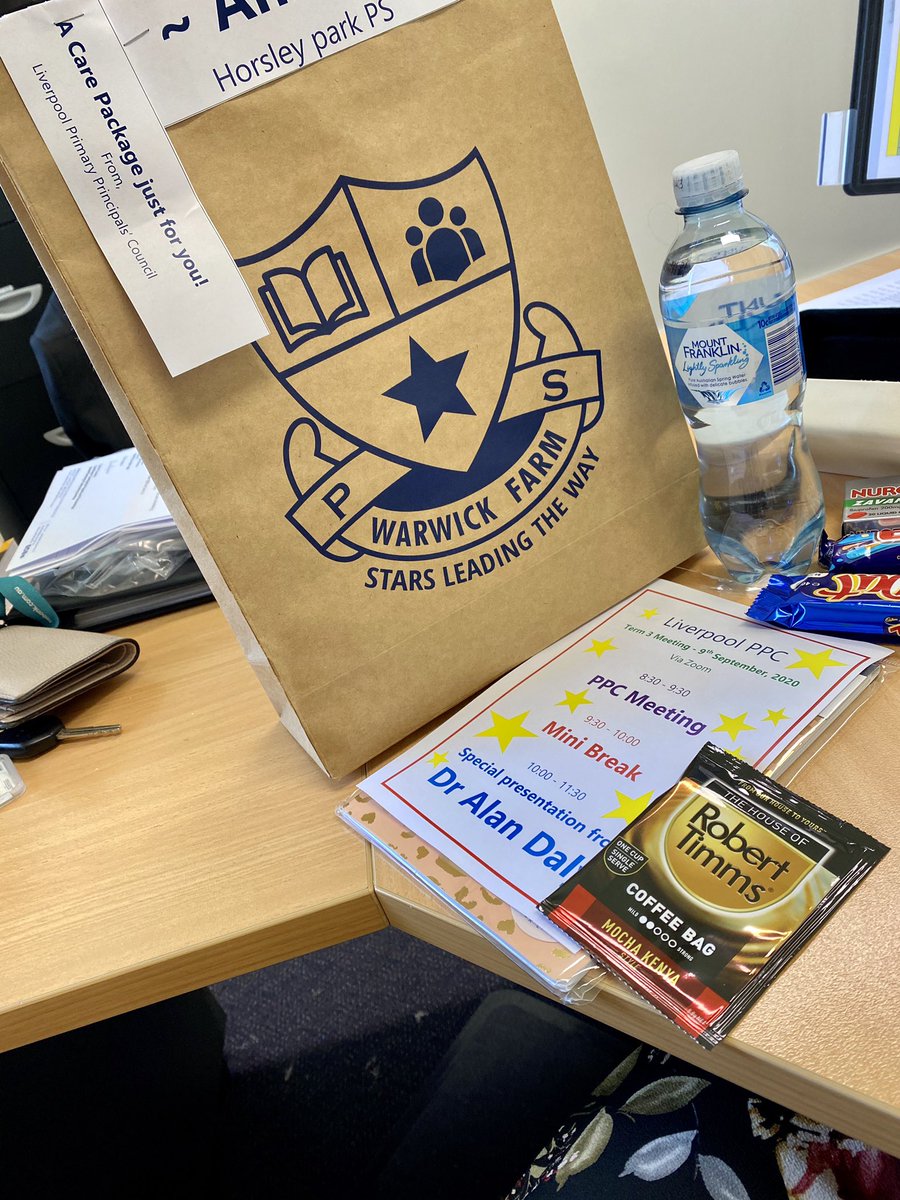 anicatanevski's tweet photo. What a wonderful surprise this morning! ☀️ Special Principal Care Package delivery from the wonderful @Mel_Macmillan #LPPC looking forward to a mini break/& special presentation from Dr Alan Daly tomorrow. Thank you. @MSiokos @Annehurdy @annbasel @MerrilynJenkins https://t.co/a8DR79q6di