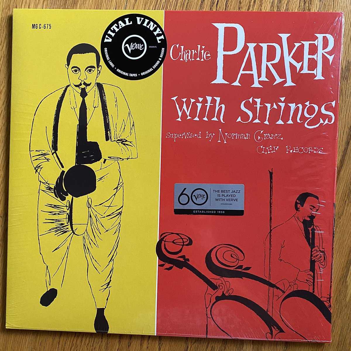 CMoneyKS's tweet photo. #MondayNightVinyl a new copy using the original sound & design and original tapes on 180g Vinyl #CharlieParker #CharlieParkerWithStrings #Bird #BirdLives #Yardbird #Jazz #BeBop #VitalVinyl #ClefRecords #VerveRecords #1950 https://t.co/tlGkIp1ERa
