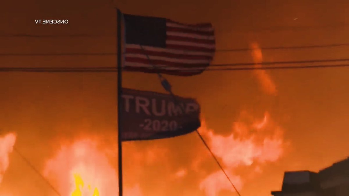 TheCuriopop's tweet photo. Valley Fire, California. Eerie image indeed. https://t.co/mDzCJS8Iyx