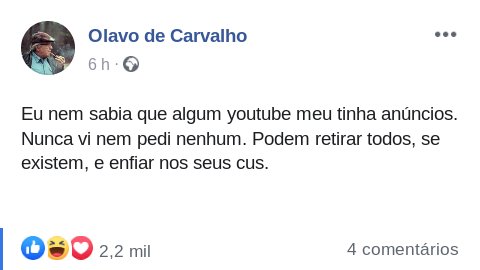 slpng_giants_pt's tweet photo. Oi @YouTubeBrasil, tudo bem? Gostaríamos de pedir um ajuda ao Olavo, ele quer retirar todos os anúncios do seu canal e achamos importante você informá-lo que a monetização foi ativa por ele mesmo e que pode a qualquer momento desativar, facilitando o nosso trabalho. Pf o ajudem✊🏽 https://t.co/q8f9NJwJH9