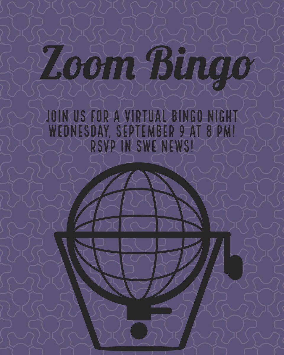 Zoom Bingo on Wednesday!